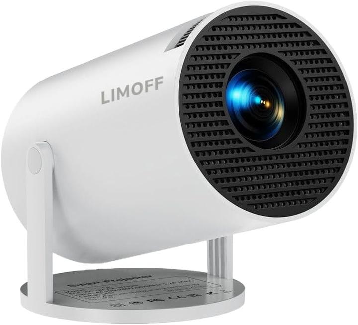 Limoff 4K Mini Projektor mit Android 11 & Bluetooth 5.2 (160 lm)