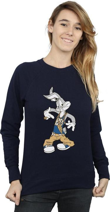 Actual product image Looney Tunes Womens/Ladies Rapper Bugs Bunny Sweatshirt (M)