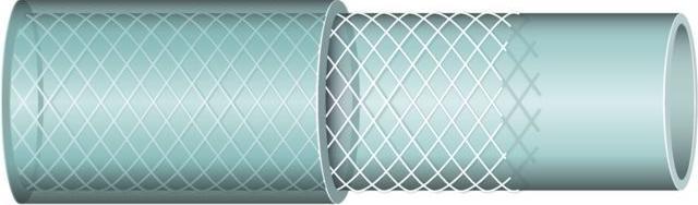 Produktbild Tricoflex Gewebeschlauch transparent, PVC Länge 50 m (50 m, 13 mm)