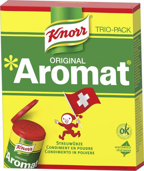Knorr Aromat Streuwürze Nachfüllbeutel Trio-Pack, optimales Würzen zahlreicher Gerichte (270 g)