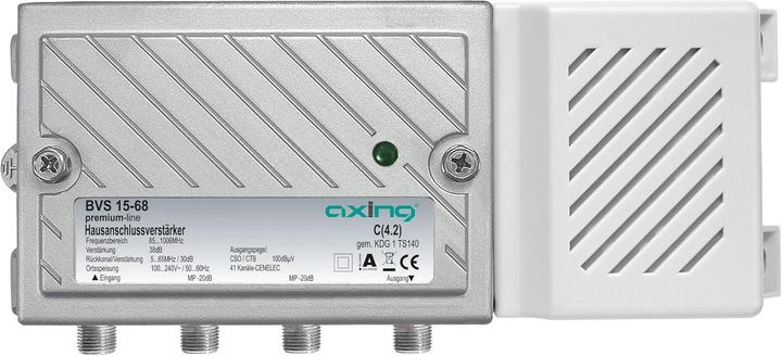 Produktbild Axing Hausanschlussverstärker BVS 15-68 mit Rückkanal 38dB 1006 Mhz