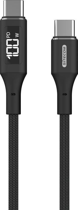Produktbild Sitecom CA-1005 USB-C zu USB-C PC + LED Dpl (1.50 m, 100 W)