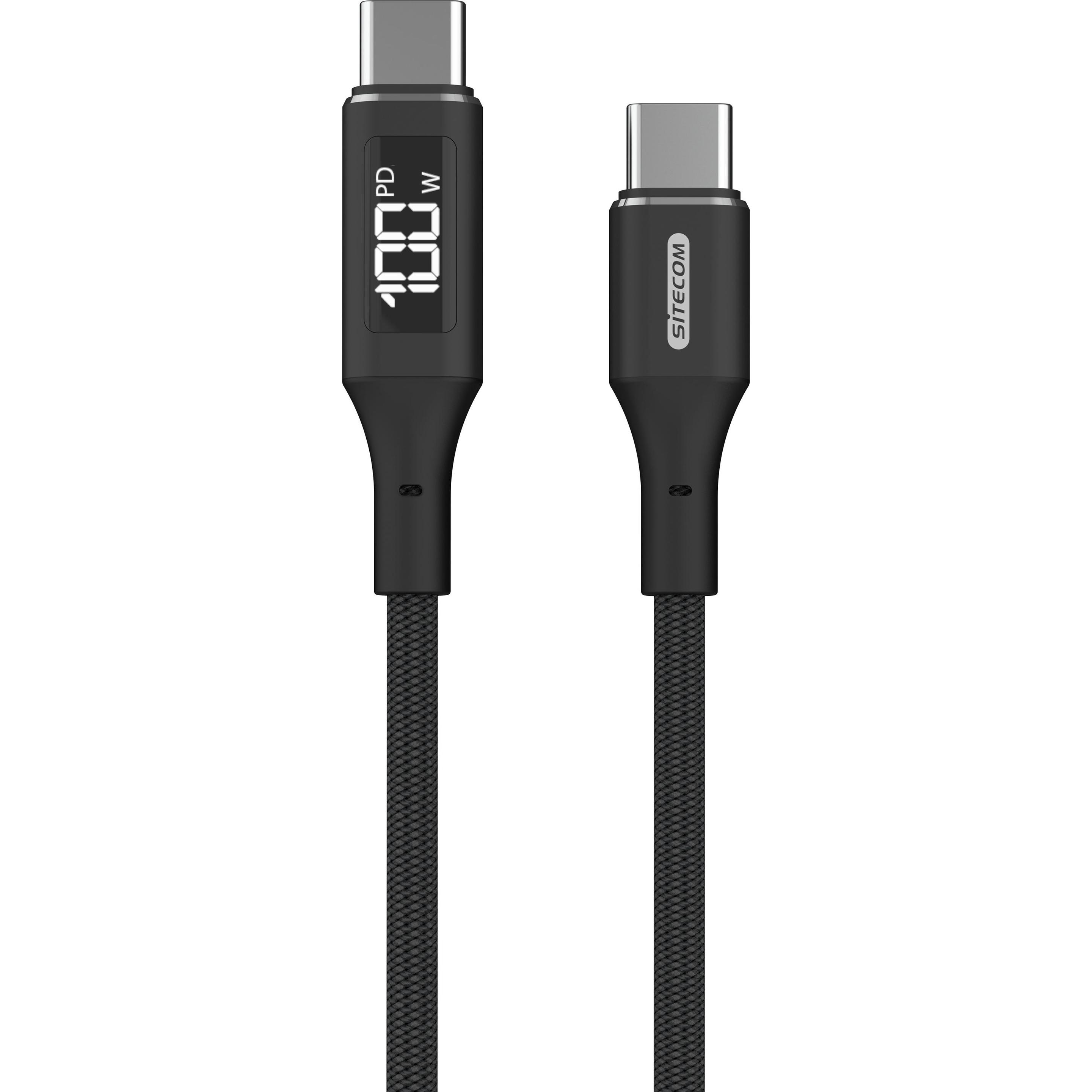 Thumbnail - Sitecom CA-1005 USB-C zu USB-C PC + LED Dpl (1.50 m), USB Kabel