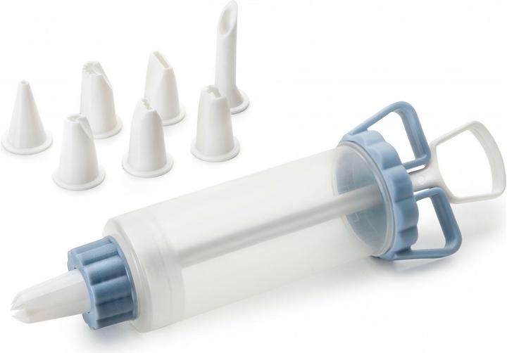 Ibili Plastic baking syringe 18 cm Plastic baking syringe for the delicate decoration of baked goods (Garnishing syringe)