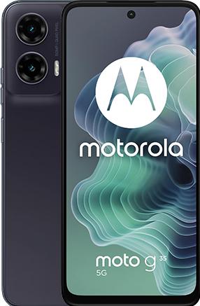 Image du produit Motorola Moto G35 (256 Go, Midnight Black, 6.72", SIM + eSIM, 5G)