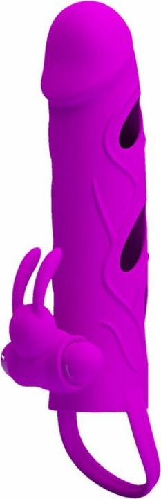 Actual product image Pretty Love Penis sheath with clitoral stimulator
