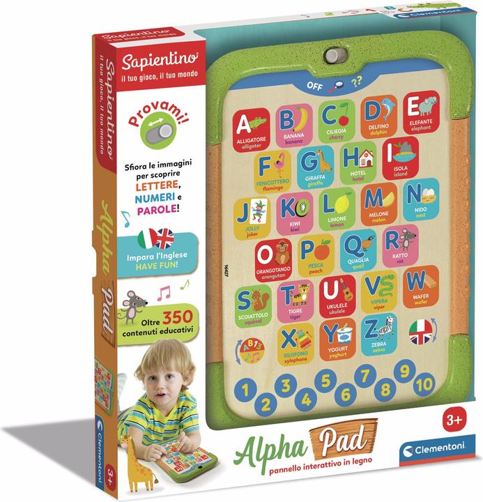 Actual product image Clementoni Alpha Pad (Italian, English)