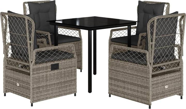 Produktbild vidaXL Garten Essgruppe (80 x 80 x 74 cm)