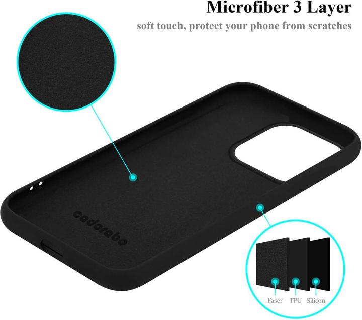 Actual product image Cadorabo Bumper Case for Apple iPhone 15 PRO MAX TPU Liquid Silicone Cover for Apple iPhone 15 PRO MAX (Apple iPhone 15 Pro Max)