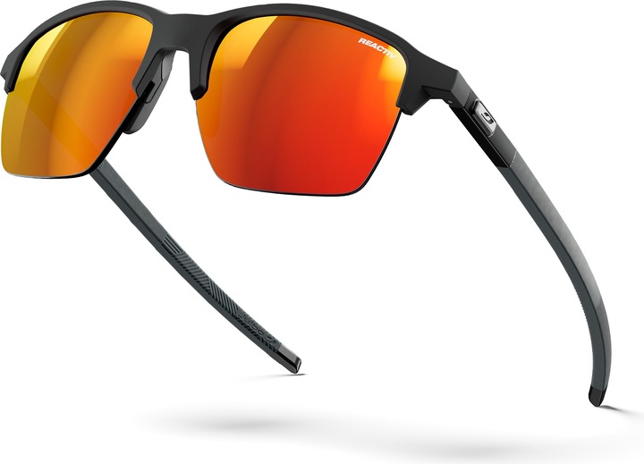 Produktbild Julbo Crossline Reactiv LA S1-3 (VLT 17-75%) (Schwarz glänzend, REACTIV 1-3 Light Amplifier)