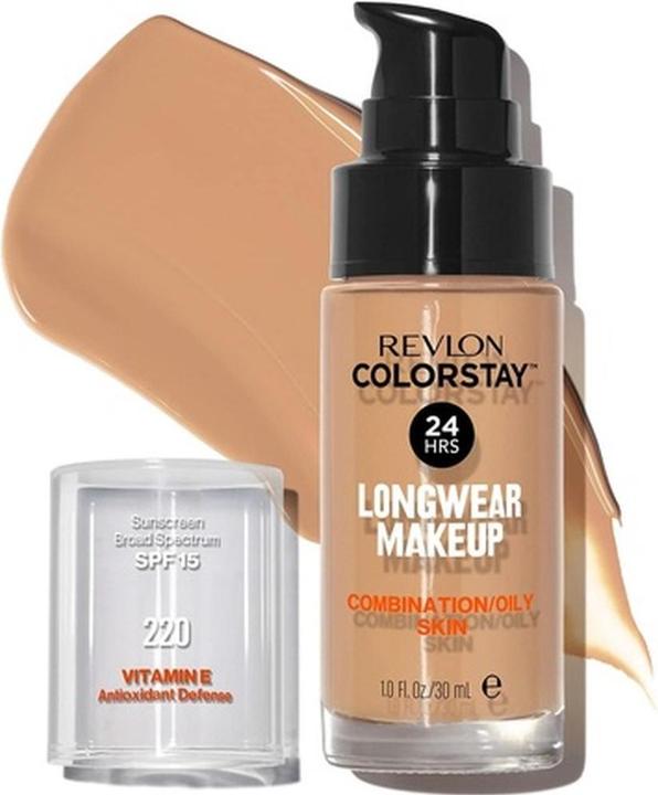 Actual product image Revlon Colorstay Makeup (220 Natural Beige)