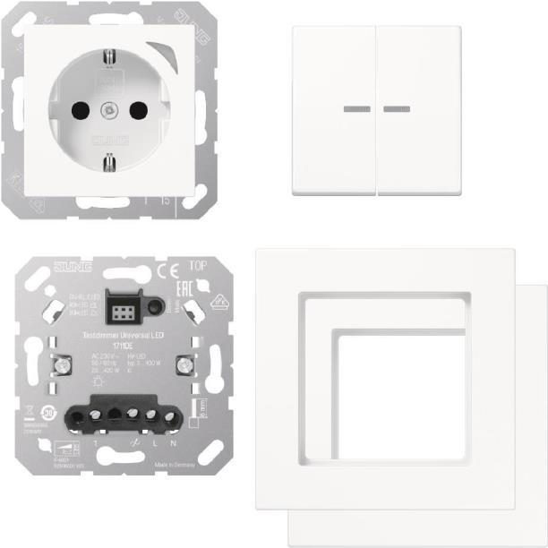 JUNG, Zubehör Schalterprogramm, JH-PAKET1AWW HOME Starterset