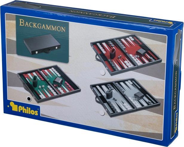 Actual product image Philos Backgammon green - medium - imitation leather (German, French, Italian, English)