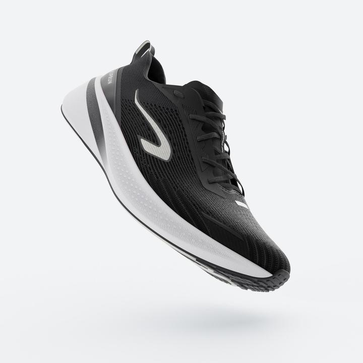 Actual product image Kiprun Laufschuhe Herren - Cushion 500 weiss/schwarz (44)