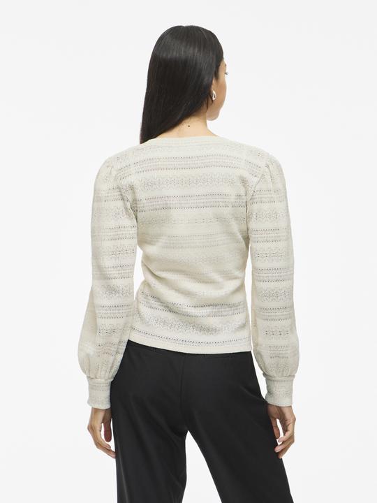 Immagine prodotto Vila V-Ausschnitt Oberteil mit langen Ärmeln (S)