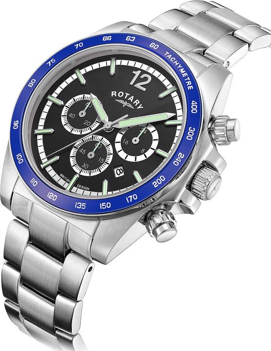Produktbild Rotary GB05440/72 Henley Chronograph 41mm 10ATM (Chronograph, 41 mm)
