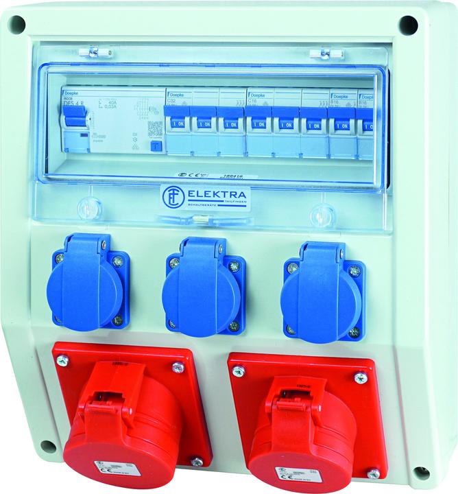 Actual product image ET ESTKFA/311 Socket outlet combination 189416 IP44