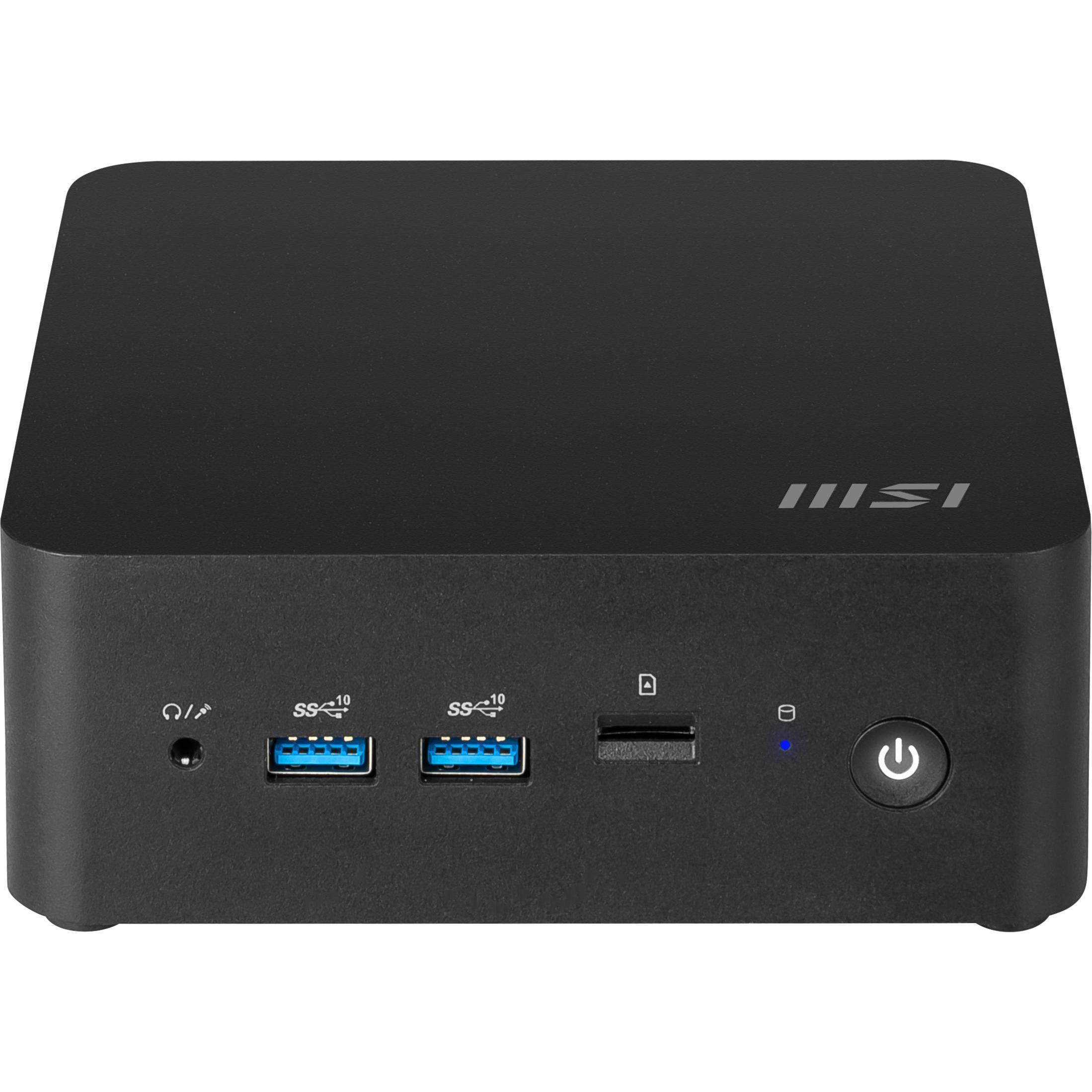 MSI Cubi NUC 1MG-002EU (512 GB, 8 GB, Intel Core 5 120U, Grafica Intel Arc), PC, Nero