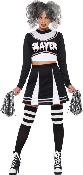 Fever Womens/Ladies Gothic Cheerleader Costume