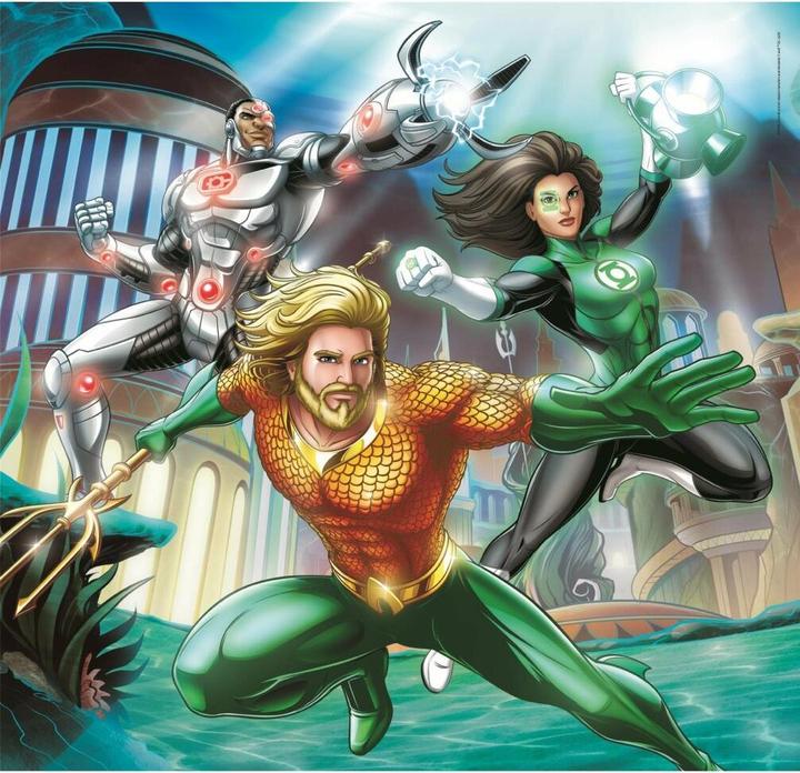 Produktbild Clementoni Puzzle Super Color Square DC Comics Justice (144 Teile)