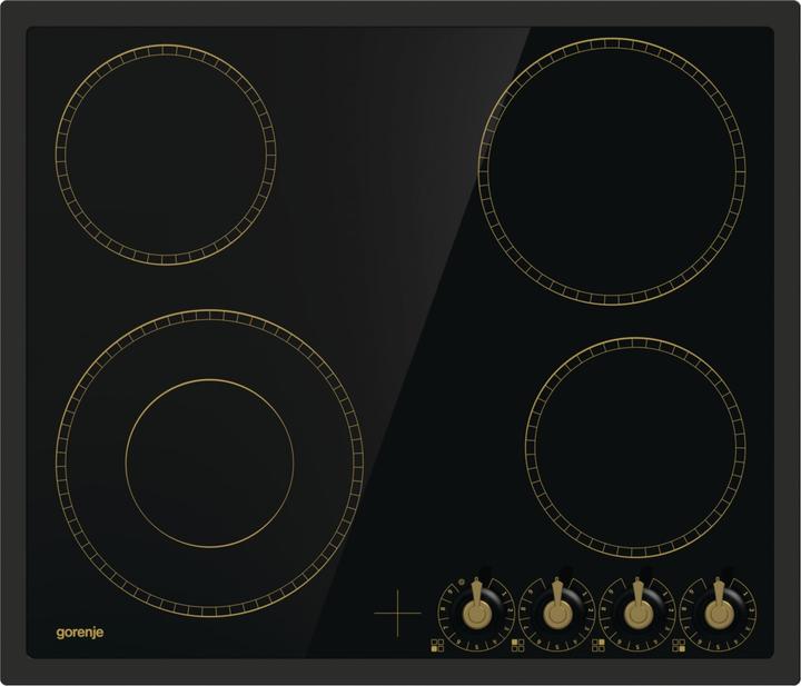 Actual product image Gorenje Glass ceramic hob, EC642CLB (59.50 cm, Glass ceramic hob)