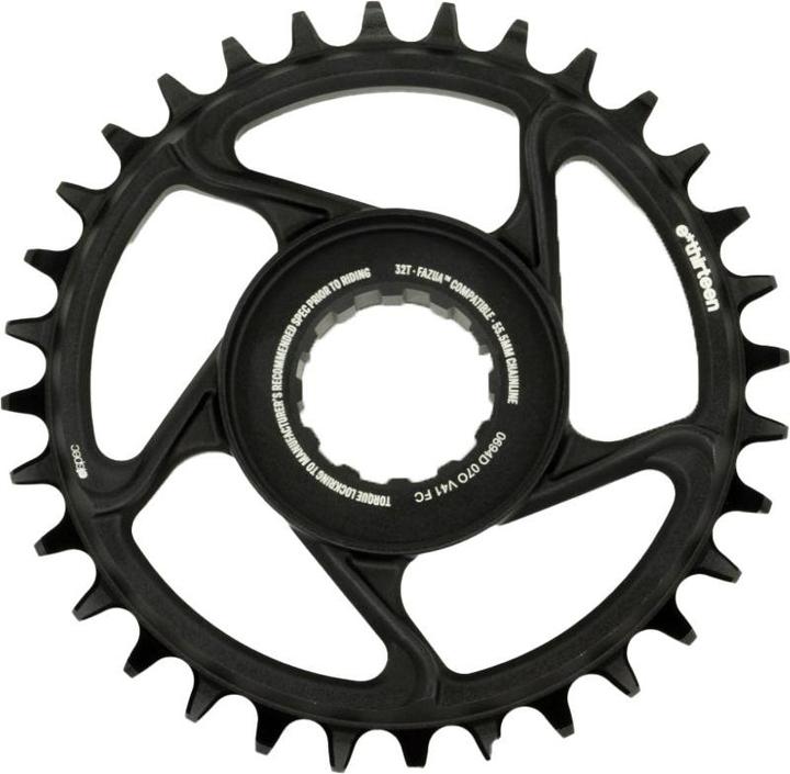 Image du produit e*13 e*spec Direct Mount plateau, 32 dents, Fazua, 55mm ligne de chaîne, black (32)
