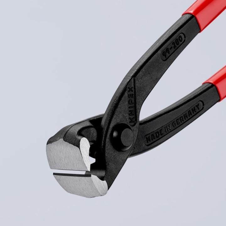 Actual product image Knipex Mounting pliers DIN ISO 9242 L.280mm with facet black atram. head pol. coated plastic... (280 mm)