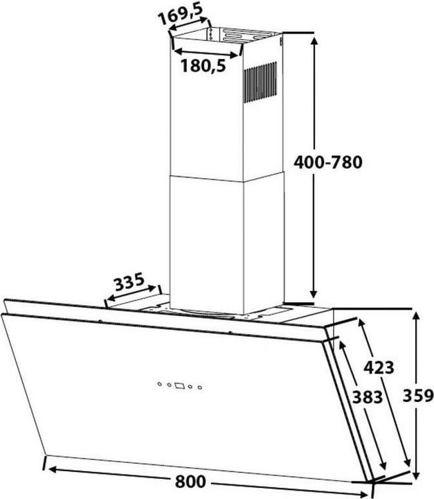 Actual product image Bomann DU 7612 G (Wall hood)