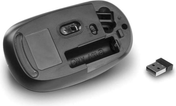 Produktbild ACT Wireless Mouse, USB nano receiver, 1200 dpi, black (Kabellos)
