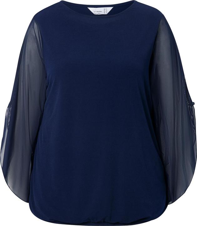 Immagine prodotto Miamoda Bluse, 3/4-Mesh-Ärmel mit Schlitz (60)