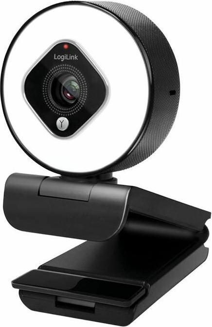 LogiLink UA0384 Webcam LL1 Stream, USB 2.0, HD 1920x1080, 76 degree, black (2.10 Mpx)