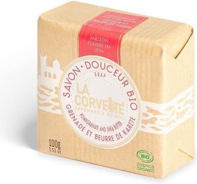 Produktbild La Corvette Douceur Bio Karite Granatapfel fest (Hartseife)