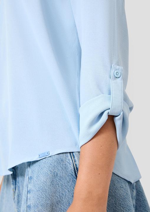 Immagine prodotto s.Oliver Tunikabluse mit Krempeldetail am Ärmel (40)