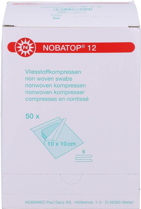 Produktbild Nobamed NOBATOP 12 10x10CM 5 STERILE KOMPRESSEN PRO SET, 50X2 St KOM