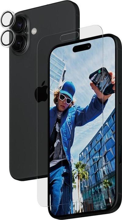 PanzerGlass Bundel Glas + PicturePerfect (1 Stuk, Apple iPhone 16 Plus)