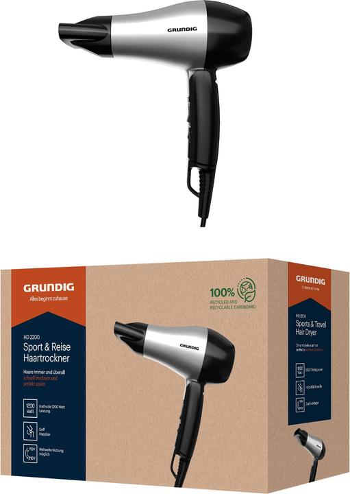 Grundig Sport-&Reisehaartrockner HD2200