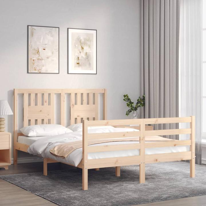 Produktbild vidaXL Bettrahmen (135 x 190 cm)