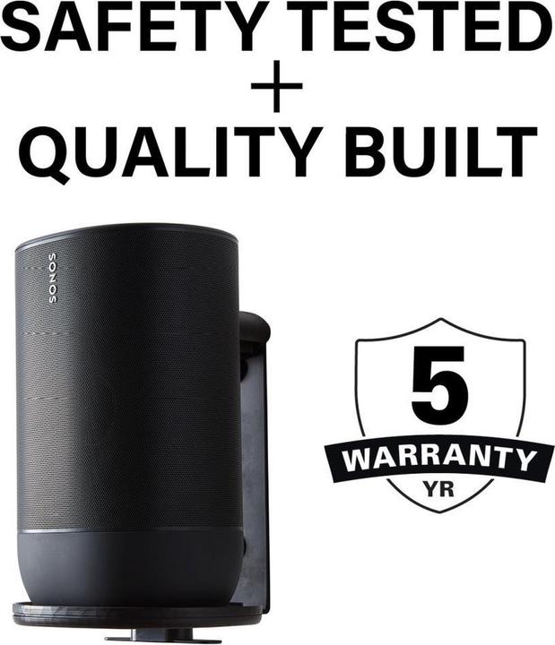 Produktbild Sanus WSSMM1-B2 (1 Stk., Wandmontage, Nicht beweglich)