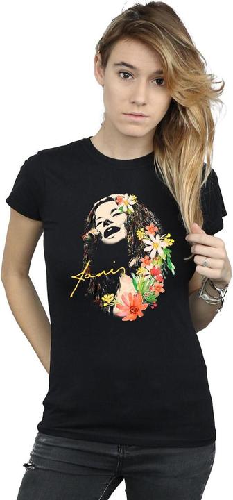 Produktbild Janis Joplin Floral Pattern TShirt (S)