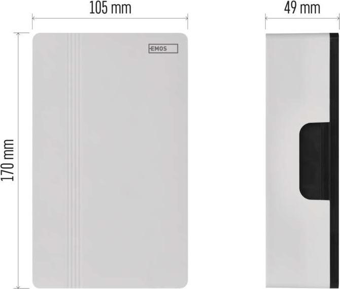 Produktbild Emos WIRED DOORCHIME AC/DC P57102 (Kabelgebunden)