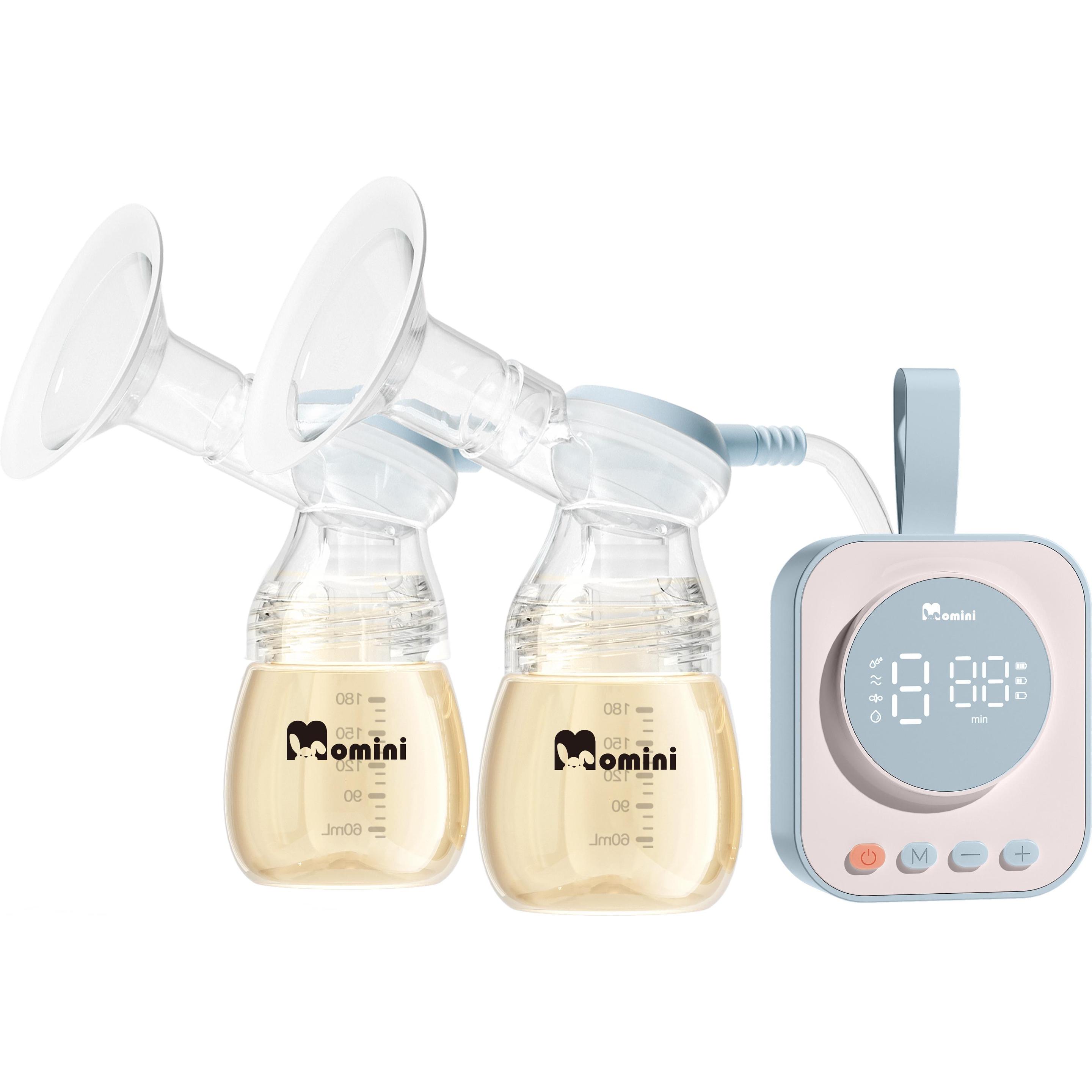 Momini TwinPump Doppel-Elektro-Milchpumpe (TWINPUMP)