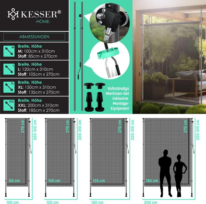 Produktbild Kesser Klemmmarkise (2 m)