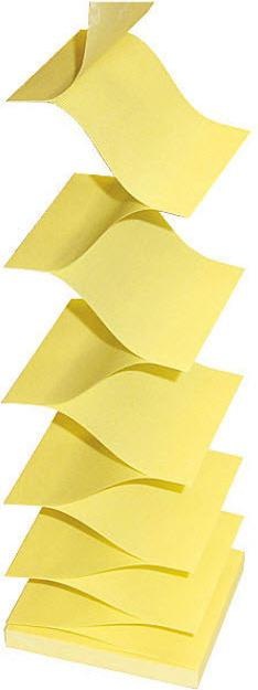 Actual product image Post-it Z-Notes refill Rainbow (76 x 76 mm)