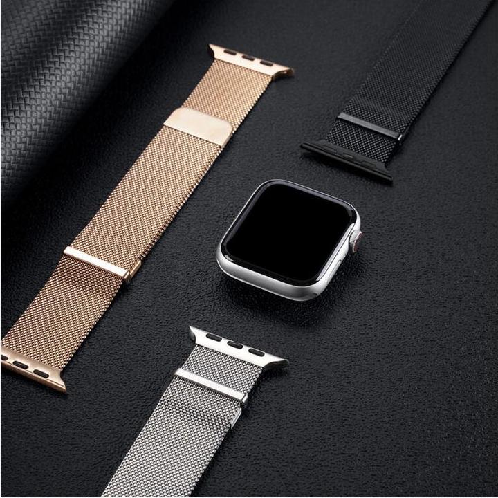 Produktbild Nevox Milanaise Armband f. Apple Watch 42mm bk (Edelstahl)