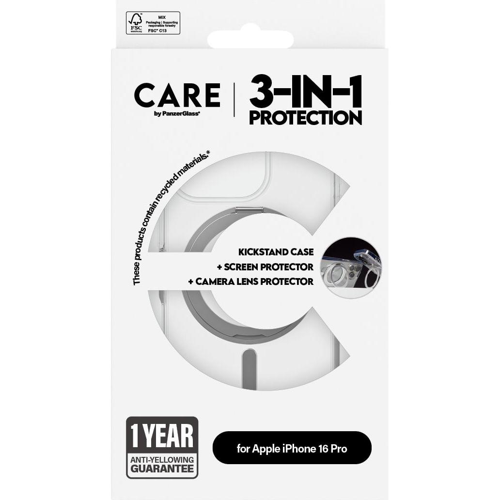 Thumbnail - PanzerGlass CARE Feature 3-in-1 Ceramic Bundle iPhone '24 6.3" Pro (1 Stück, Apple iPhone 16 Pro), Smartphone Schutzfoli...