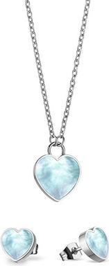 Bering Arctic Symphony 431-715-Silver Romantic Steel Set di gioielli (Collana. Orecchini)