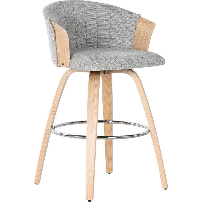 Esprit, Sgabello + Pouf, Stool Home Grey Wood 58 x 56 x 86 cm