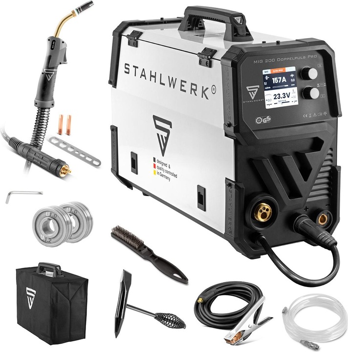 Stahlwerk Welding machine MIG MAG 200 double pulse Pro fully synergic 200 ampere