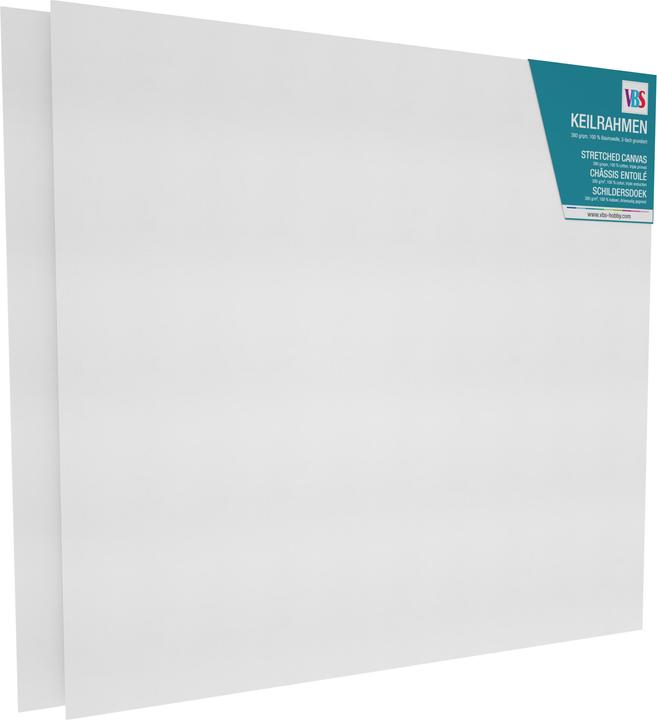 Produktbild VBS Keilrahmen 50 x 50 cm, 18 mm, 2 Stück (50 x 50 cm)