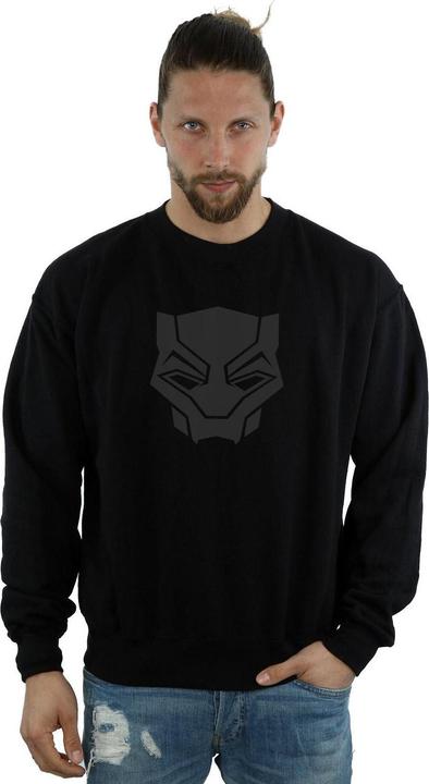 Immagine prodotto Felpa da uomo in cotone Black Panther Black On Black (S)